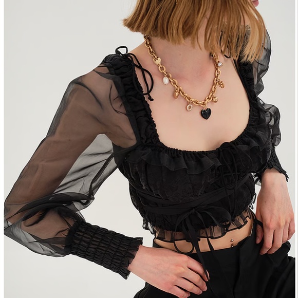 🔥HOST PICK🔥 NWT For Love and Lemons 🍋 Gabrielle Top - Picture 7 of 10